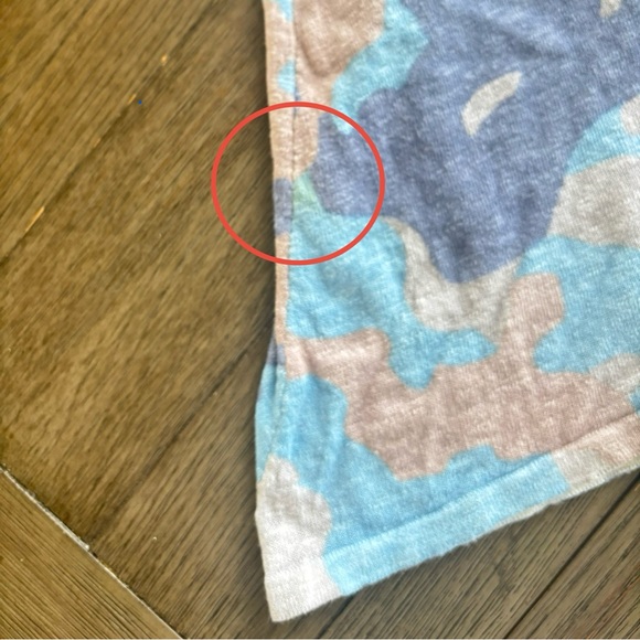 LOGO |  Long Sleeve Top ( L) Blue Camo - Picture 4 of 6